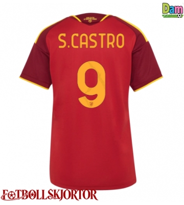 AS Roma Santiago Castro #9 Hemmatröja Dam 2026-27 Kortärmad